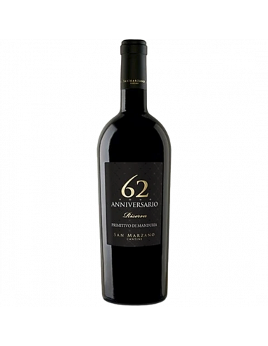 San Marzano Anniversario 62 Primitivo di Manduria Riserva 2019